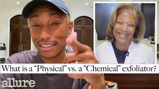 Pharrell amp His Dermatologist Answer Common Skincare Questions  Beauty Drill  Allure [upl. by Nnaael292]