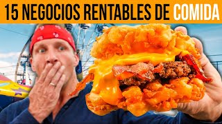 🍔 15 Ideas de Negocios de Comida y Alimentos Rentables en 2023 🍟 [upl. by Haela]