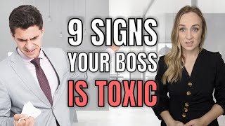 TOXIC MANAGER  9 Toxic Boss Signs to Look Out For [upl. by Anaeel289]