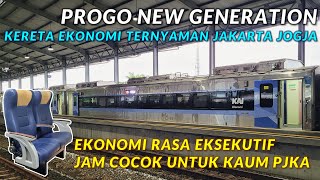 UPGRADE KERETA EKONOMI TERNYAMAN JAKARTA JOGJA JAM TERBAIK  Naik KA Progo Ekonomi New Generation [upl. by Langan]