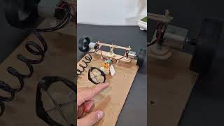 Old Car Steering System  dcmotor tech diy dcgearmotor motor youtubeshorts dcproject [upl. by Wadlinger]