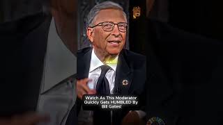 Bill Gates DESTROYS This Moderator On Live TV [upl. by Lefkowitz284]