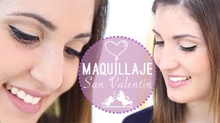 Como maquillarse los ojos para San Valentín quotMaquillaje Sencilloquot [upl. by Trish318]