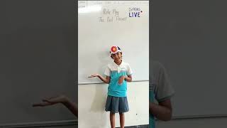 The Red Flower  role play  Ksirs  learning activity at school  shorts shorts [upl. by Nelo]