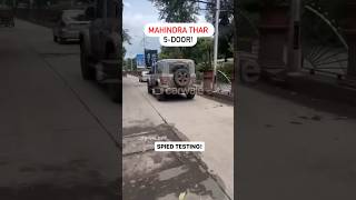 Mahindra THAR 5door SPIED 🔥New details revealed😱 Thar Mahindra MahindraThar SUV shorts [upl. by Dunson357]