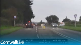 Shocking video shows dangerous driver crashing after 100mph police chase [upl. by Aihsila]