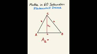 Flächeninhalt Dreieck mathe mathetipps [upl. by Oconnor]