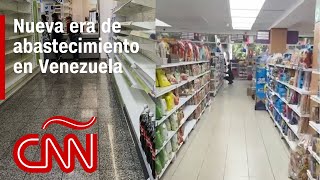 Nueva era de abastecimiento en Venezuela los anaqueles de los supermercados están llenos [upl. by Eylrahc]