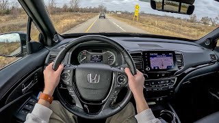 2022 Honda Ridgeline Black Edition  POV Test Drive Binaural Audio [upl. by Isman]