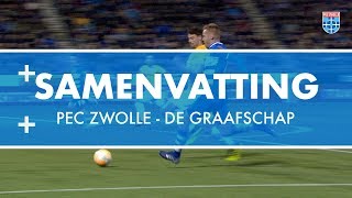 Samenvatting PEC Zwolle  De Graafschap [upl. by Garris]