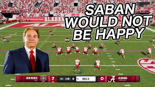 I Beat Alabama with a Tier 3 Team in College Football 25 [upl. by Lenneuq]