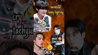 VMINKOOK funny FIGHTING 🤜🤕 Friendship forever 💜 BTS Hindi dubbing trending kpop bts shorts [upl. by Yeroc289]