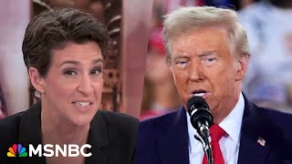 Maddow Trumps belligerent behavior at campaigns end suggests mental deterioration [upl. by Lateehs]