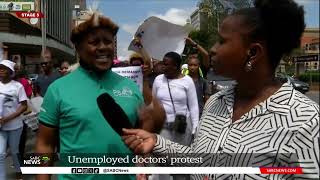 KwaZuluNatal unemployed doctors protest [upl. by Converse]