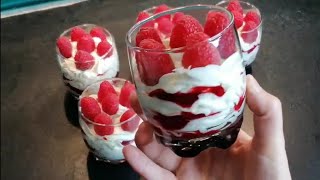 VÉRINES ganache montée chocolat blanc et mascarpone et framboises [upl. by Damas903]