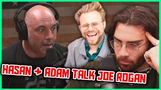 Hasanabi amp Adam Conover React to Joe Rogan on Trans Athletes [upl. by Yetsirhc815]