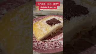 Portakal Jöleli Bisküvili Pasta 🤩🍰 [upl. by Novi]