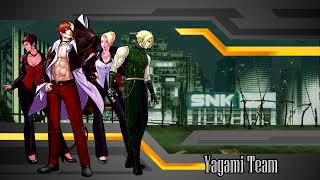 MUGEN KOF  Yagami Team Saxophone Under The Moon [upl. by Anaejer]