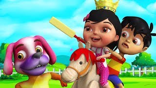 Chal Mere Ghode Tik Tik  Hindi Rhymes for Children  चल मेरे घोड़े टिक टिक  Kids Channel India [upl. by Adekram249]