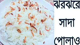 ঝরঝরে সাদা পোলাও রেসিপিEasy pulao recipeShortsTithesVlogampcooking [upl. by Auqenahc]