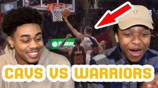 HES BACK NBA FINALS REMATCH WARRIORS VS CAVS HIGHLIGHTS AND REACTION [upl. by Morel]