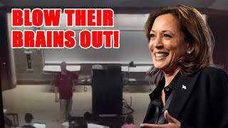 WOKE professor calls for men to be SHOT who dont vote for Kamala [upl. by Weywadt602]