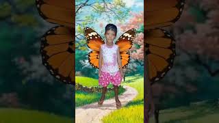 Butterfly Girl butterfly fly butterflygirl beautifulgirl enjoying [upl. by Tuchman]