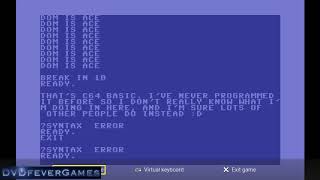 C64 Basic  The C64 Mini  DVDfeverGames [upl. by Haland]