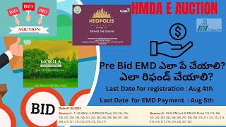 Mokila HMDA EAuction Open plots for sale  Process and Dates  Hyderabad Real Estate mokila hmda [upl. by Ellenrahc317]