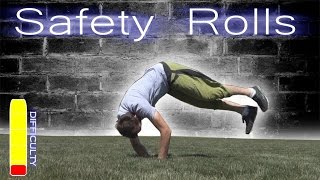 PARKOUR SAFETY ROLLS Tutorial  Forward Roll Side Roll Back Roll [upl. by Akers]