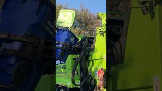 Lid Flipping Garbage Truck garbagetrucks trashtruck short shorts shortsfeed shortvideo [upl. by Aihsena]