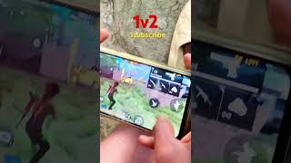 castome 1v2 ✌️ freefire freefiregamekivabekhele freefirecomedy foryou [upl. by Bathsheeb106]