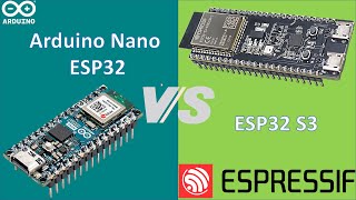 Arduino nano ESP32 vs ESP32 S3 DevKit [upl. by Yattirb]