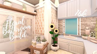 Bloxburg Floral Bathroom Idea 🍍PineappleBuilds🍍 [upl. by Isej]