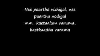 Nee Partha 3  Lyrics [upl. by Delorenzo554]