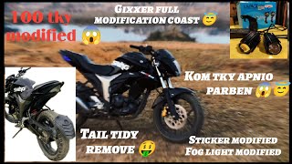 Shocking Suzuki Gixxer Tail Tidy Removal [upl. by Tia]