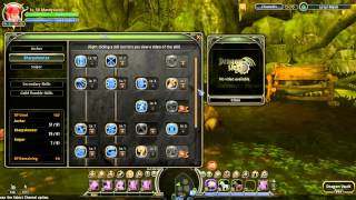 Dragon Nest  Sniper 50 Cap Skill Build [upl. by Raynold]