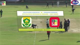 Zimbabwe Emerging vs SA Emerging  1st 4 Day Match  Day 1 [upl. by Sidwel]