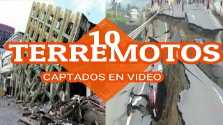 LOS 10 TERREMOTOS más fuertes del mundo Videos de Desastres Naturales Sismos Terremoto Tsunami [upl. by Jovita]