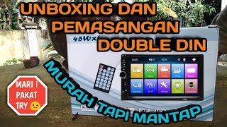 unboxing dan pemasangan double din 7018B pada kereta saga blm [upl. by Caroline697]