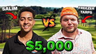 Salim and Freezer Tarps Have a CRAZY 5000 Golf Match [upl. by Eddina]