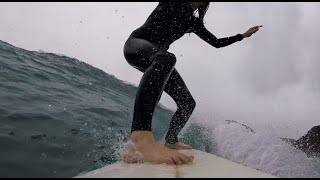 Surfing the Modern Love Child at Bethells Beach [upl. by Yrocal]