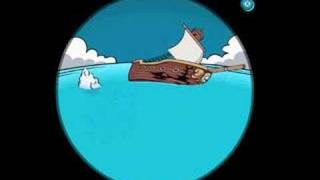 Club Penguin Rockhopper Crashes into Iceberg [upl. by Rayna815]