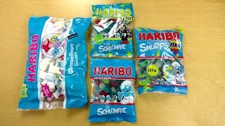 HARIBO Smurf Battle amp Bonus Unboxing [upl. by Godewyn]