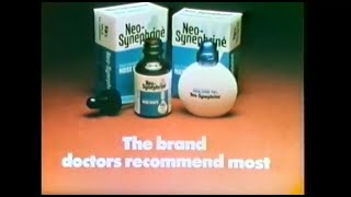 NeoSynephrine Spray Commercial 1974 [upl. by Anitsrik347]