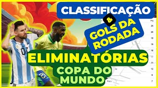 TODOS OS GOLS E CLASSIFICAÇÃO ELIMINATÓRIAS SULAMERICANAS NOVEMBRO  GOLS DAS ELIMINATÓRIAS DA COPA [upl. by Ileane43]