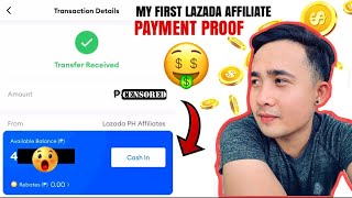 My first “LAZADA AFFILIATE” Payment Proof as LazAffiliate  Earn Money Online [upl. by Bander]