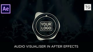 Audio Visualizer in After Effects Tutorial  No Third Party Plugin  2017 [upl. by Annim]