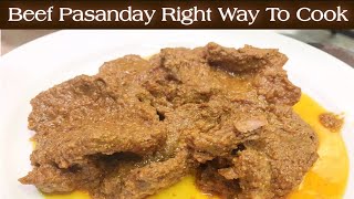 Beef Pasanday Recipe  Pasanday ka Bhuna Salan  Super Easy Recipe  Hyderabadi Pasanday [upl. by Melodee36]