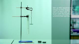 Edexcel Core Practical 91 GCSE P156 Extension and work done applying forces to a spring [upl. by Quince]